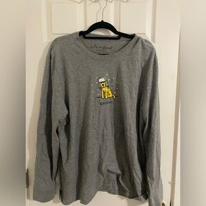 Life is Good long sleeve Crusher tee